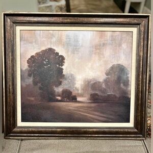 Vintage landscape framed art